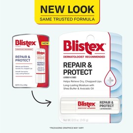 Blistex- Bálsamo labial reparador y protector, tratamiento para labios, prevención de labios muy agrietados