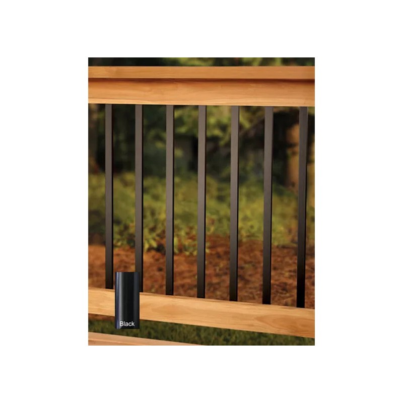 Deckorators 40" Traditional Aluminum Deck Baluster - Black (10 Pack)