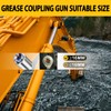 AORRZER Grease Gun Coupler 2 PCS, Strong Lock-on Greases Gun