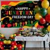 Mocsicka Juneteenth Photo Backdrop Happy Juneteenth Day Party Decorations Banner
