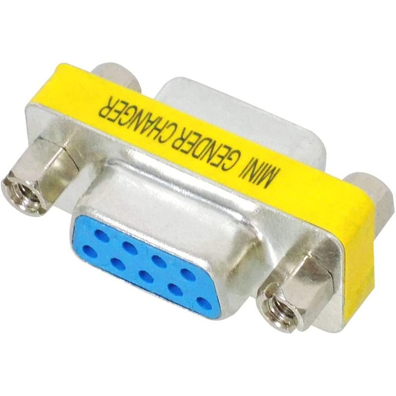 RS232C DB9 Convert Small Adapter Gender Changer (9 Pin Female