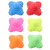 GRIRIW 6pcs Hexagonal Reaction Balls Durable Agility Balls for Speed
