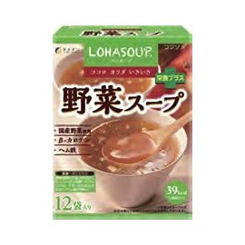 Fine Vegetable Soup, 0.5 oz (13 g) x 12, Pack of 2