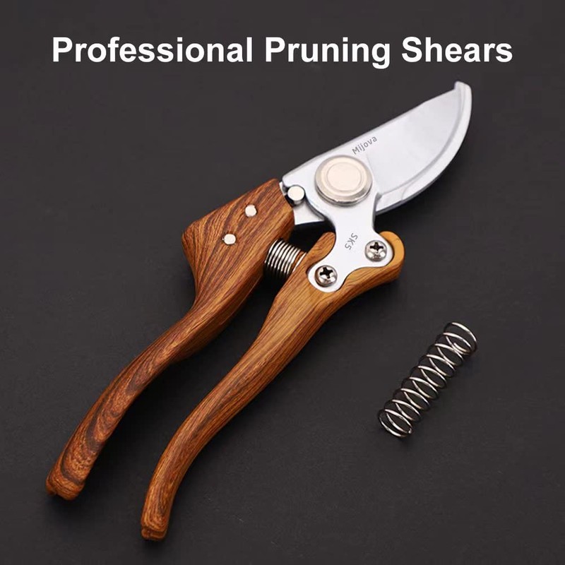 Garden Pruners, Heavy Duty Garden Clippers,Pruning Shears with Adjustable Thumb