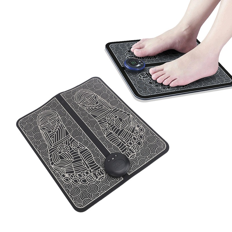 Foot Massager Pad Micro Current Foldable Foot Massager Mat with