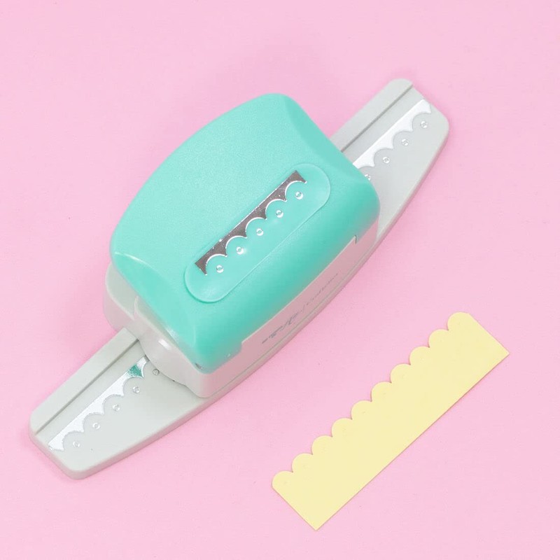 Craftelier Pressure Lever Punch for Making Decorative Festoon-Shaped Edges on