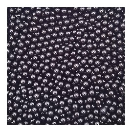 INSPIRELLE 1100pcs Black Undrilled ABS Art Faux Pearls for Vase Fillers, 8mm No Hole Makeup Beads to Hold Brush Lipstick Eyeliner, Imitation Round Pearl Beads for Table Scatter Home Wedding Decoration