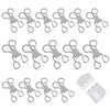 Ymapinc 100pcs Hook and Eye Closures for Clothing, Iron Bra