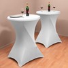 Nexos Round Foldable Bar Table, 110 cm Party Table, Rattan