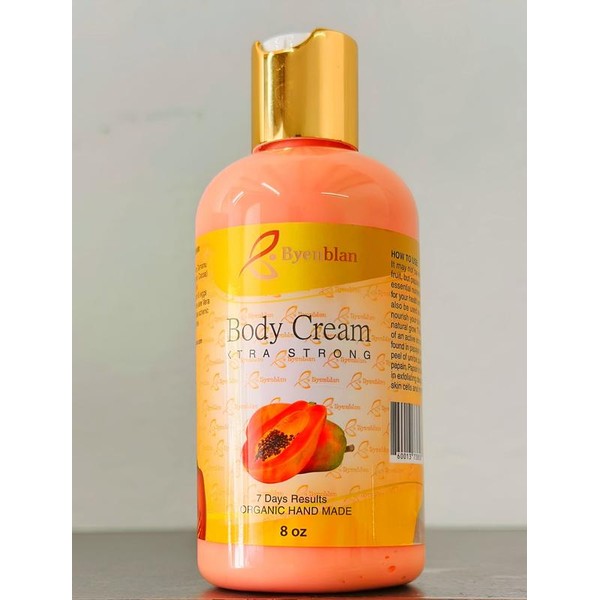 Byenblan Papaya Body Cream | 8oz Moisturizing & Nourishing Skin