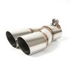 KHK 3" Dual Exhaust Tip - 3" Inlet 3" Outlet