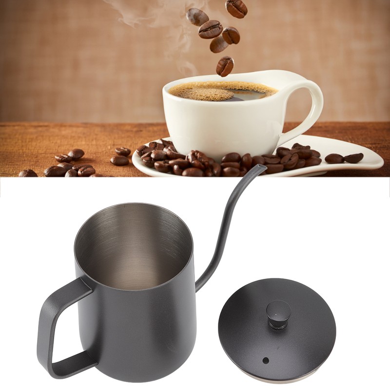 Pour Over Coffee Kettle Stainless Steel Handheld Narrow Drip Spout