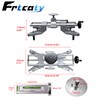 Frtcaty Wheel Clamp & Magnetic Adapter 3PCS Wheel Alignment Tool
