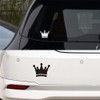 4 Pack Crown Design Vinyl Decals Stickers for Car Truck
