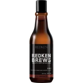 REDKEN BREWS Shampoo 3en1 Hombre Limpia y Acondiciona 300ml                                                                                           