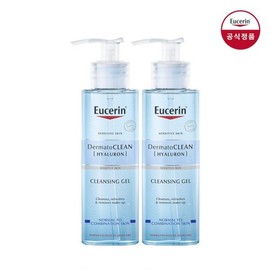 Eucerin NEW Dermato Clean Refreshing Cleansing Gel 200ml 1+1 / 유세린 NEW 더머토 클린 리프레싱 클렌징 젤 200ml 1+1