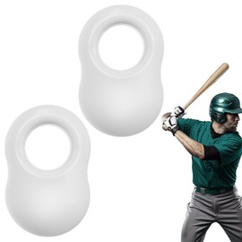 Paquete de 2 y 2 protectores de pulgar de béisbol para bateadores profesionales, ayuda de entrenamiento de bateadores, protector de pulgar y agarre de bateo, reduce la picadura de murciélago, color