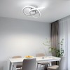 LED Ceiling Light, White, 30 W, 3300 lm, LED Ceiling