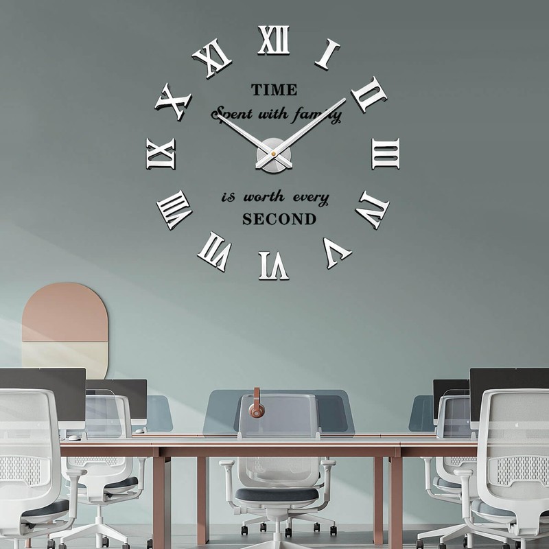VANGOLD Wall Clock 26"~39",Super Long Warranty 90 Days, Free Replacement