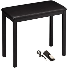 Casio CB7 Piano Bench - Black Bundle with Gearlux Deluxe Sustain Pedal