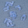 CIYODO 50pcs Pack PVC Led Rope Light Clips Holder Cord