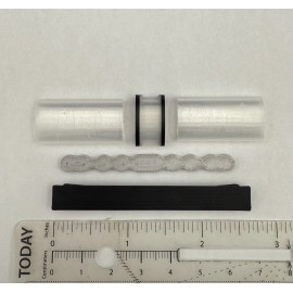 LED Ready Lightbar 1/18 LED Compatible Jetstrobe Jetstream Lightbar Clear Police Sheriff Fire