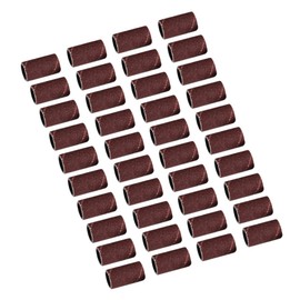 Healvian 100pcs Nail Art Sanding Bands and Drill Bits Set Nail Drill Sanding Ring for Natural and Artificial Nails