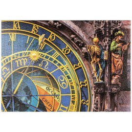 Detail of the Prague Astronomical Clock (Orloj), Prague - Premium 1000 Piece Puzzle - MyPuzzle Special Collection by Puzzle Galaxy