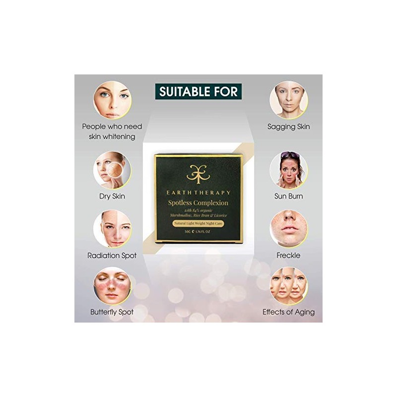 EARTH THERAPY Day & Night Face Cream, Multicolour, 50 g
