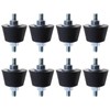VGOL 8 Pieces M8 Shock Absorbing Rubber Bearings Shock Absorber
