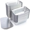 Miamex 25 x 480ml Aluminium Disposable Food Freezing BBQ Baking