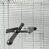 Niwugady Parrot Chew Toy Stainless Steel Hanging Perch Interactive Toy
