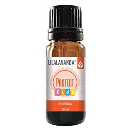 LilaLavanda Protect Kids - Aceites esenciales para apoyo al sistema inmune seguro para niños a partir de 6 meses Con bergamota, lavanda y rosalina 100% puros - 10 ml