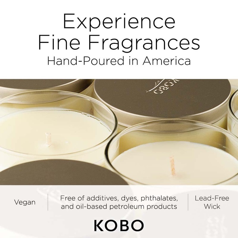 KOBO Golden Hour Scented Candle (15 oz) | 100% Pure