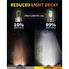 Termitor Latest H13/9008 Light Bulbs Hi/Low Beam, 50000LM Super Brighter,