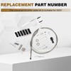 5657 Universal Polished Aluminum Throttle Pedal Accelerator Adjustable Throttle Cables