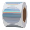 Hylabelest Silver Holographic Round Dot Stickers 51mm Color Coding Dots