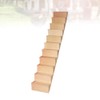 Artibetter Mini Staircase Wooden 1/12 DIY Stairway Accessory Model Without