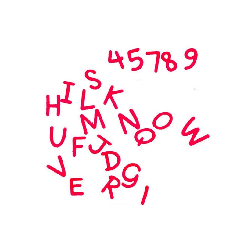 TEHAUX Alphabet Shaped Cutting Dies Carbon Steel DIY Stencils for