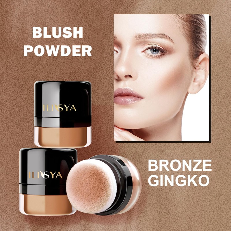 Face Blush Powder Makeup Soft Mushroom Blush for Cheeks Long