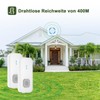SURFOU Wireless Doorbell Wireless Doorbell 400 m Range Outdoor Waterproof