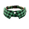 Cotton Dog Collar with Bowtie, Comfortable Adjustable Cute Lapel Design