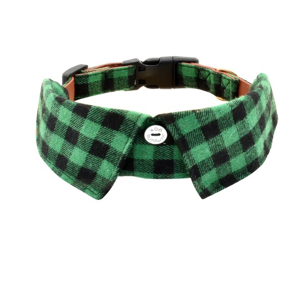Cotton Dog Collar with Bowtie, Comfortable Adjustable Cute Lapel Design