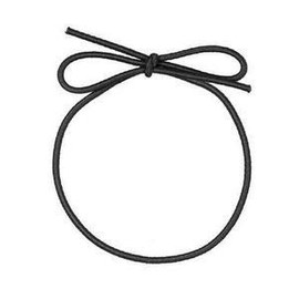 K-Kraft Stretch Loops for Crafts and Easy Gift-Wrapping (6 inch, Black)