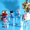 BTSKY 4 PCS Clear Polished Acrylic Cube Acrylic Square Display