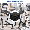 TOBWOLF 4PCS Anti-Slip Treadmill Mats, 10MM Thick High Density Walking