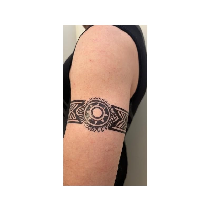 Marc5 Temporary Bracelet Tattoo Tribal Tattoo Maori Design 5 Sheets