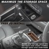 Muslogy Center Console Front Organizer & Dash Storage Box Insert