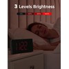GOLOZA Projection Alarm Clock, Digital Clock with Modern Curved Design
