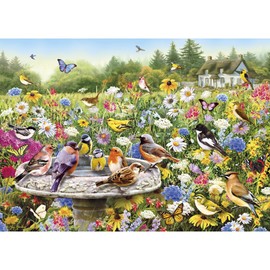 The Secret Garden | 1000 Piece Jigsaw Puzzle | Garden Birds Puzzle | Sustainable Jigsaw Puzzle for Adults | Premium 100% Recycled Board | Great Gift for Adults | Gibsons Games